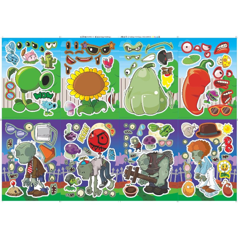 Plants Vs. Zombies Cute Cartoo - đánh giá và giá Plant Parent Sticker