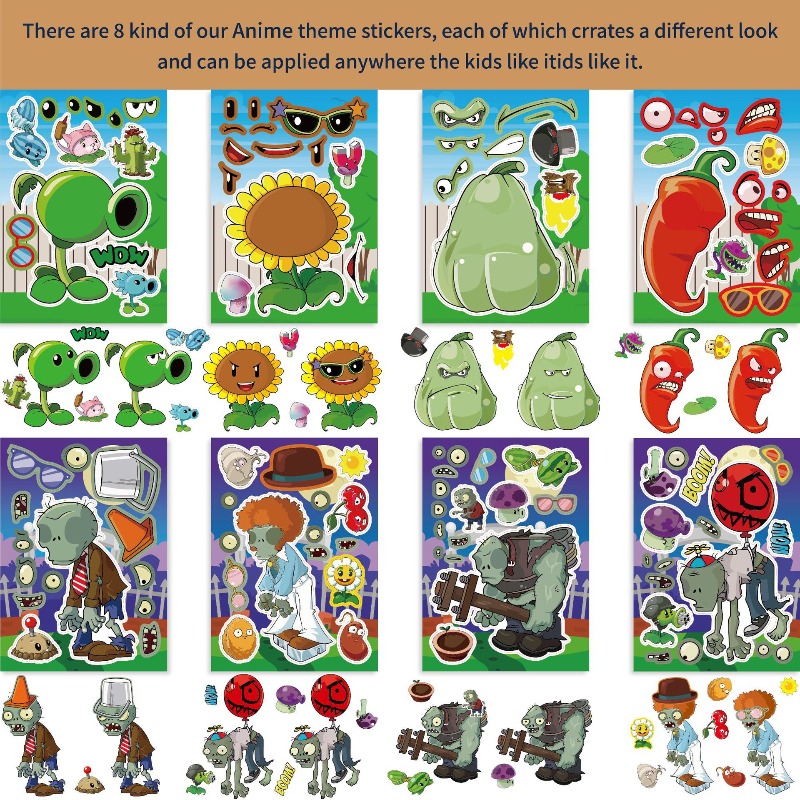 Plants Vs. Zombies Cute Cartoo - đánh giá và giá Plant Parent Sticker