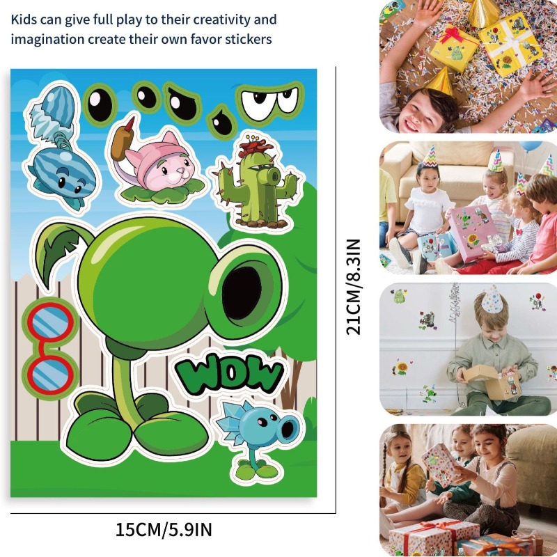 Plants Vs. Zombies Cute Cartoo - đánh giá và giá Plant Parent Sticker